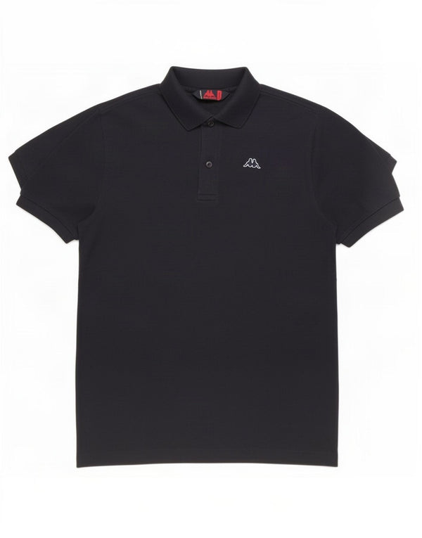 Kappa Herren-Poloshirt aus mittlerer marineblauer Baumwolle