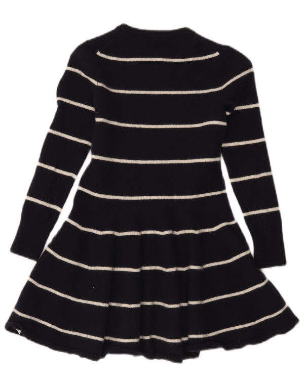 Polo Ralph Lauren Pulloverkleid für Mädchen, 6–7 Jahre, Größe S, Marineblau gestreift
