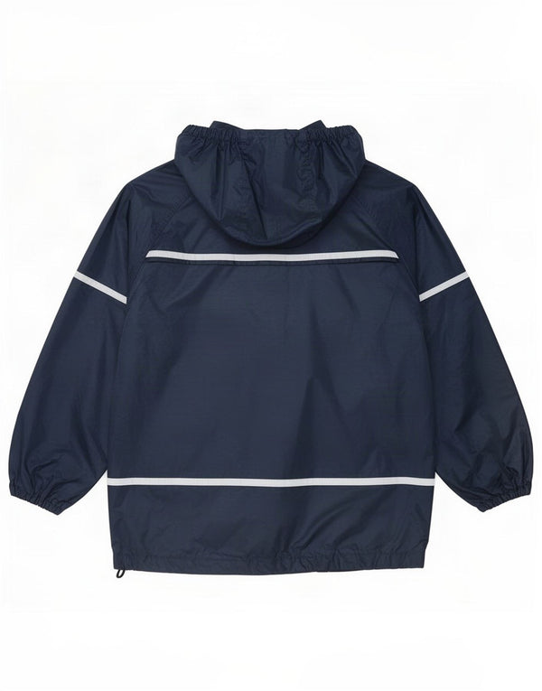 Dickies Jungen-Regenjacke mit Kapuze, 11–12 Jahre, marineblaues Polyester