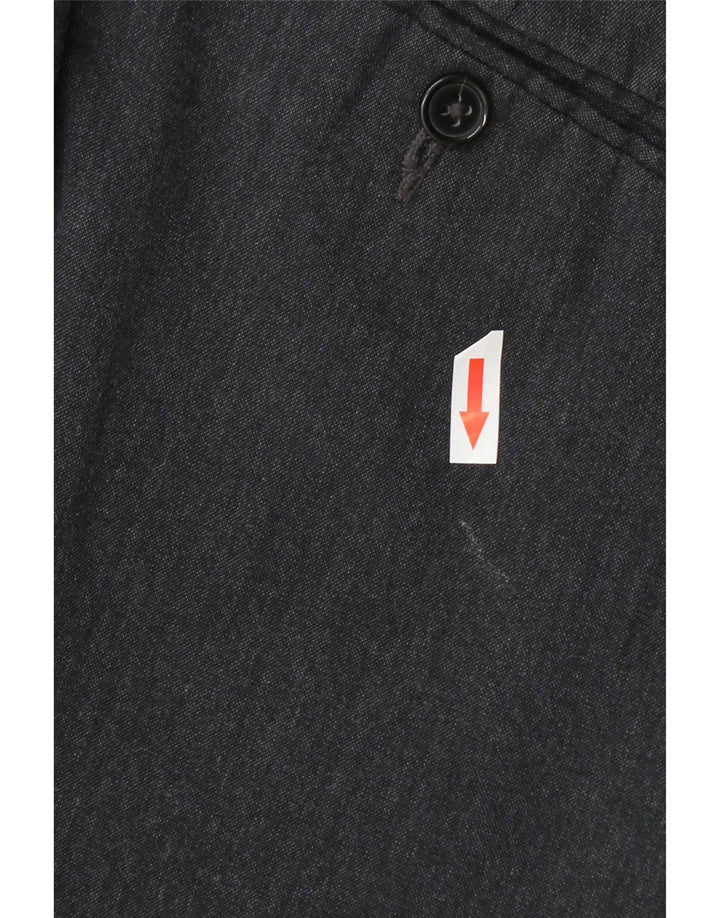 Marks & Spencer Herren Slim Fit Chinohose W34 L29 Marineblau Polyester