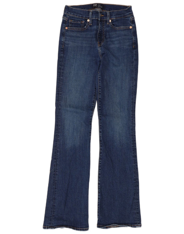 Gap Bootcut-Jeans für Damen, W24, L29, marineblaue Baumwolle