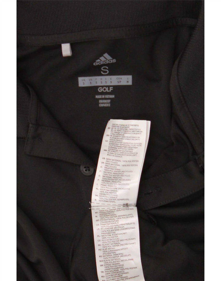 Adidas Herren Poloshirt Small Schwarz Polyester