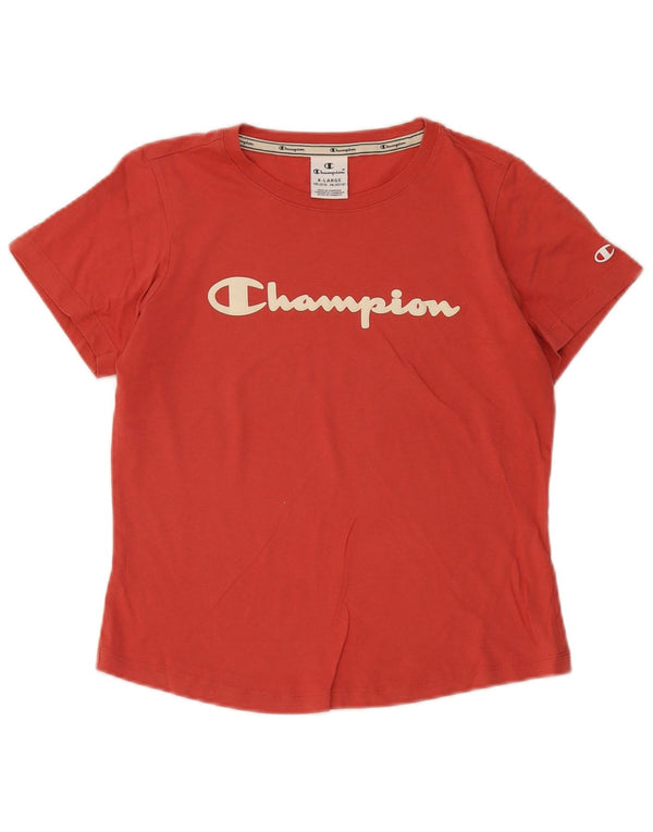 Champion Girls Graphic T-Shirt Top 13-14 Years XL Red
