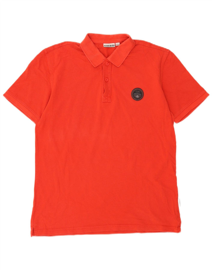 Napapijri Herren Poloshirt Mittelrot