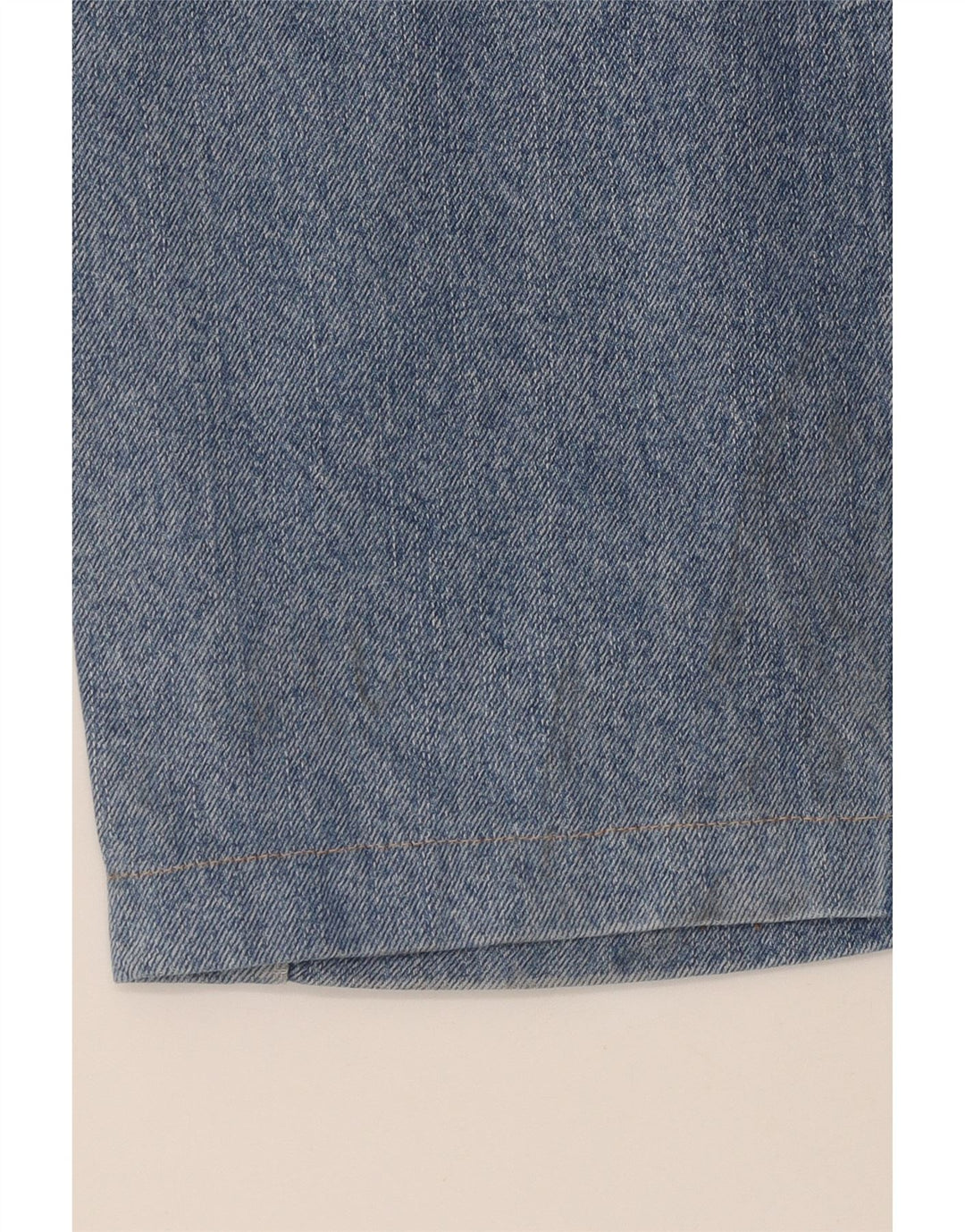 ARMANI Damen Straight Jeans W34 L31 Blaue Baumwolle