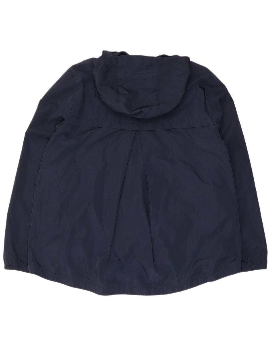 Tommy Hilfiger Damen Kapuzen-Regenjacke UK 16 Large Marineblau Polyester