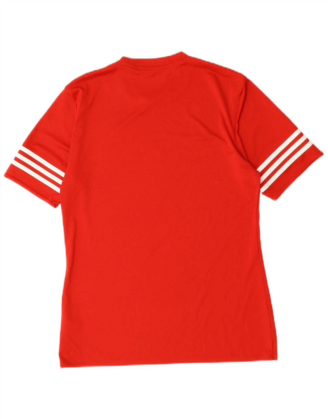 Adidas Herren Climalite T-Shirt Top Mittelrotes Polyester