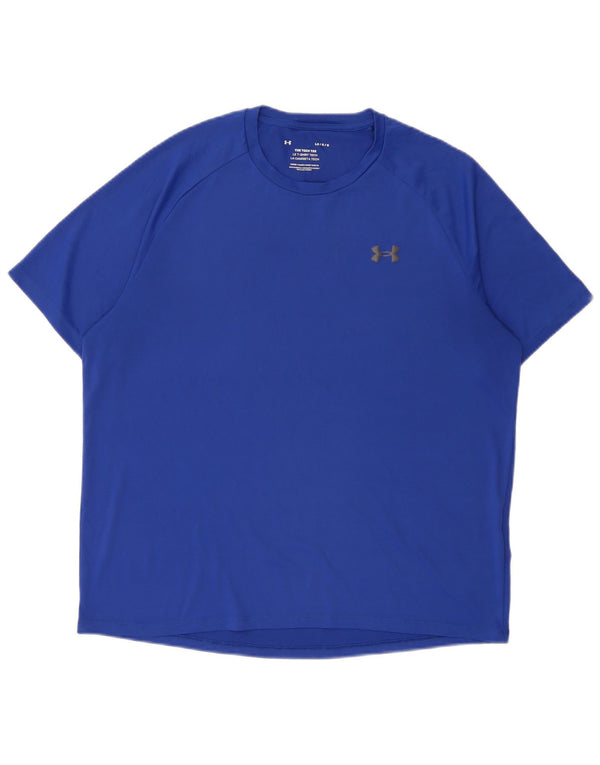 Under Armour Herren T-Shirt Top Large Blau Polyester