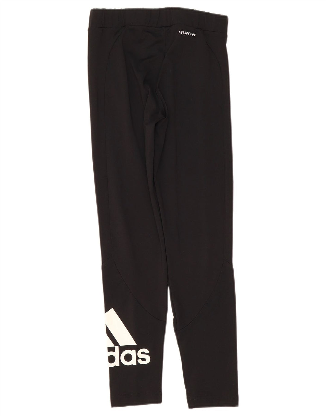 Adidas Mädchen-Grafik-Leggings, 11–12 Jahre, schwarzes Polyester