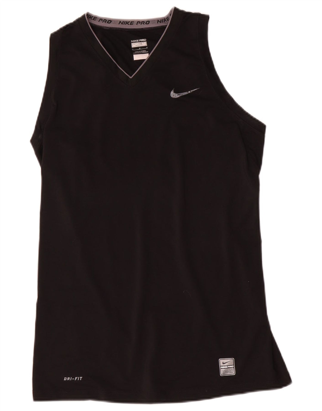 Nike Damen Weste Top UK 12 Medium Schwarz