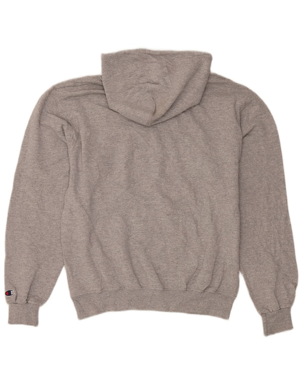 Champion Herren-Kapuzenpullover mit Grafik, mittelgrau gesprenkelte Baumwolle