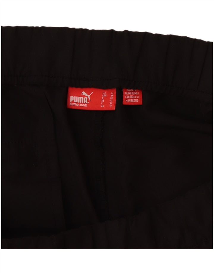 Puma Damen Bermuda Sport Shorts UK 12 Medium Schwarz