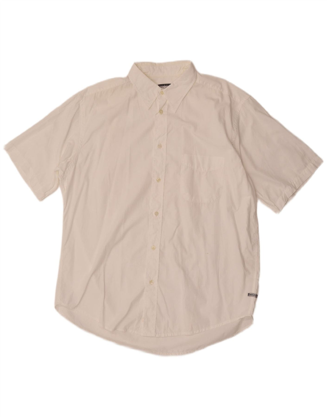 BELFE & BELFE Herren Kurzarmhemd 2XL Weiße Baumwolle
