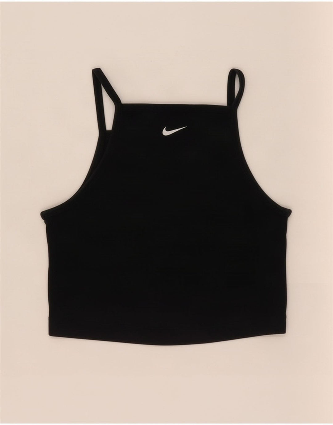 Nike Damen Cami Top UK 8 Small Schwarz Baumwolle