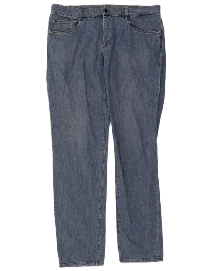 Trussardi Herren Straight Jeans W40 L36 Blau