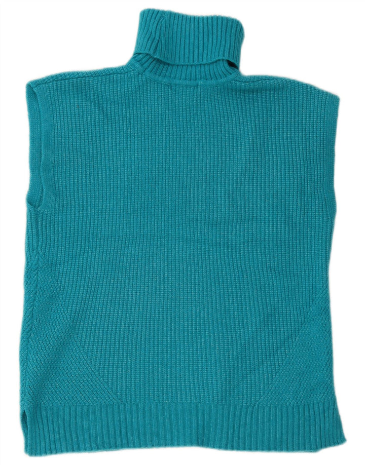 Marks & Spencer Damen Weste Tank Top UK 16 Large Blau Polyamid