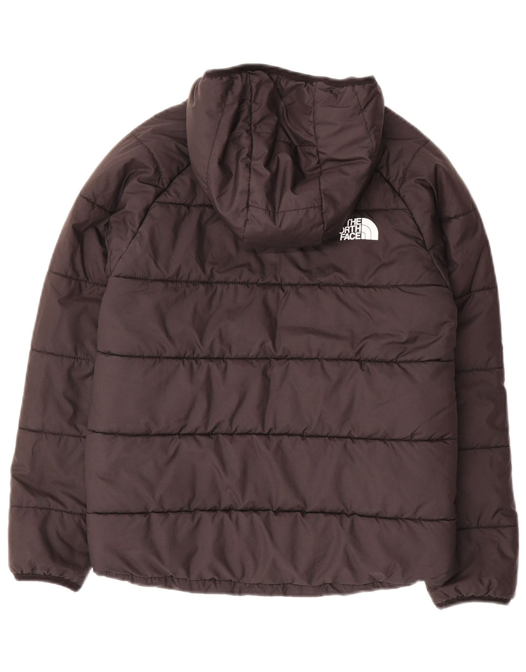 THE NORTH FACE Wattierte Jacke mit Kapuze für Mädchen, 9–10 Jahre, Mittelschwarz