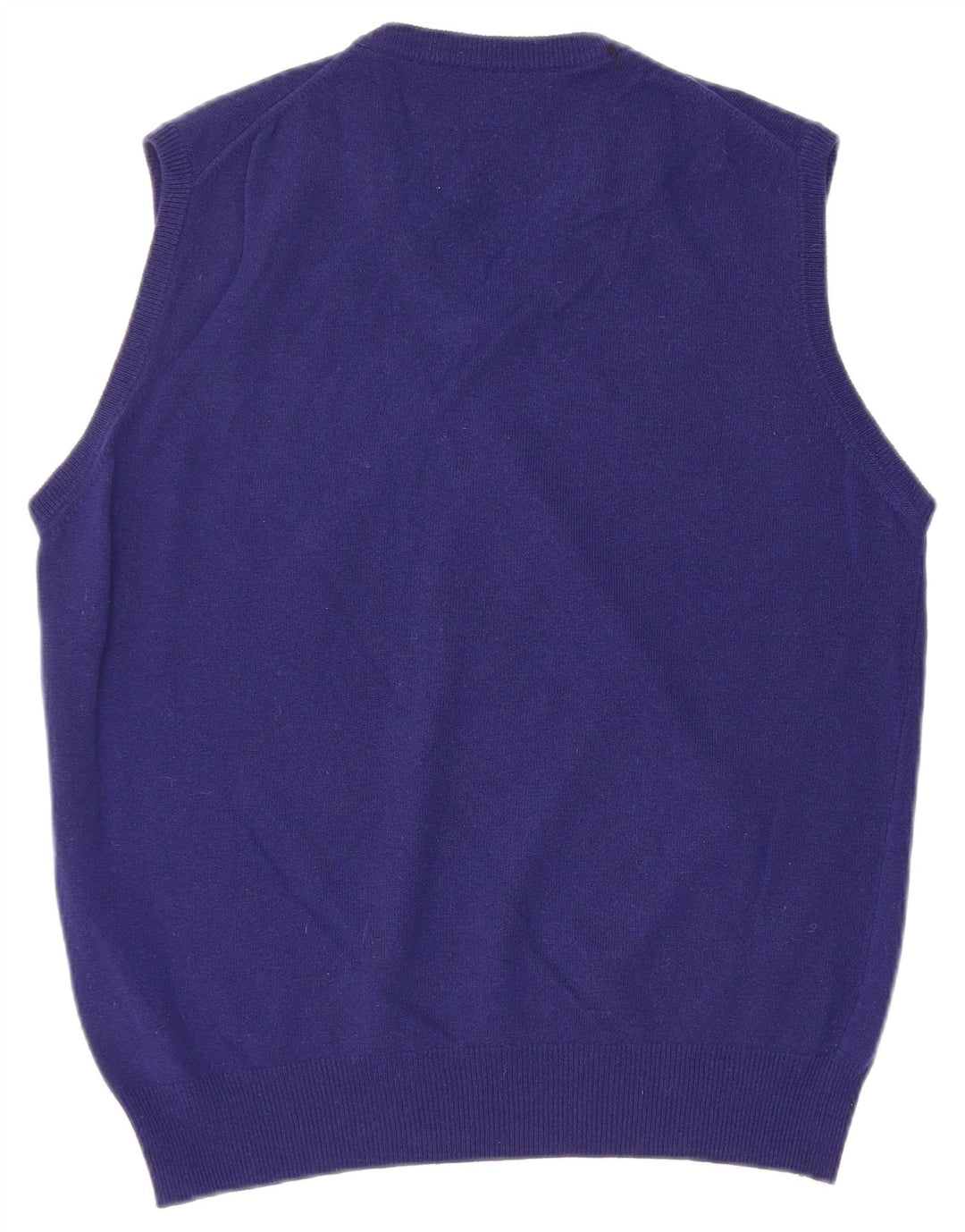 Marina Yachting Herren-Weste, Tanktop, groß, blaue Schurwolle