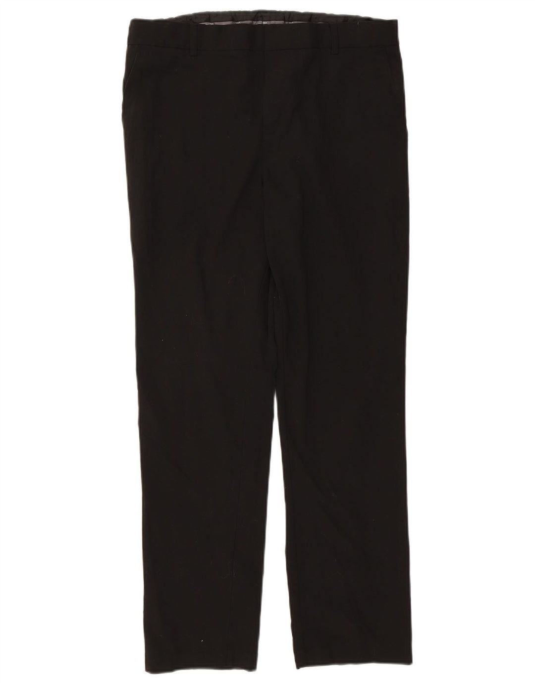 Marks & Spencer Herren-Anzughose mit gerader Passform, W34, L29, Schwarz