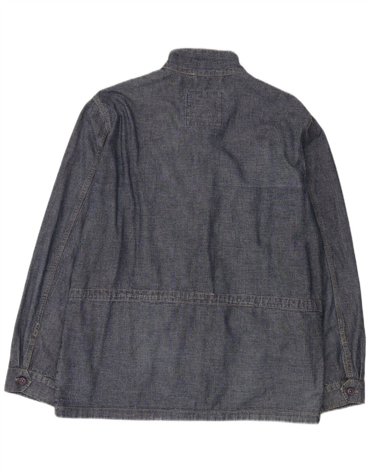 Rifle Herren-Utility-Jacke UK 44 2XL Marineblaue Baumwolle