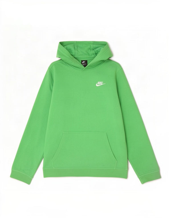 Nike Jungen Kapuzenpullover, 13–14 Jahre, XL, grüne Baumwolle