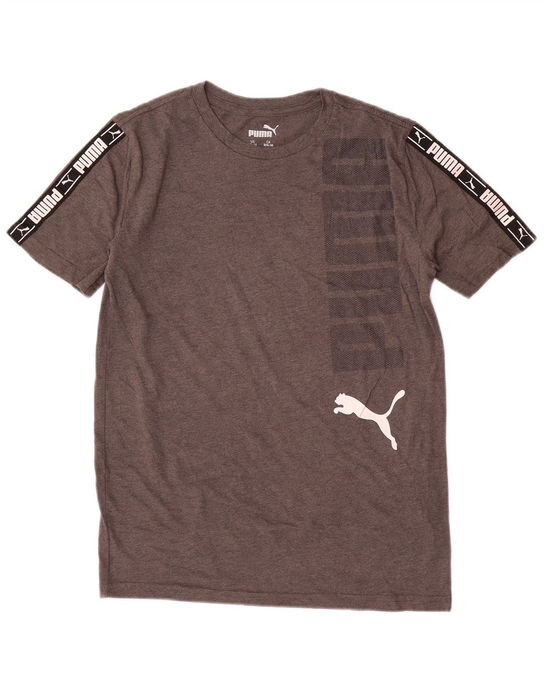 PUMA Jungen Graphic T-Shirt Top 14-15 Jahre Large Grau