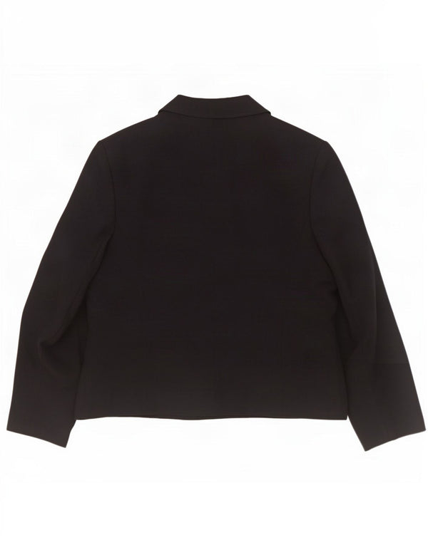 Marks & Spencer Womens St. Michael 4 Button Blazer Jacket UK 16 Large Black