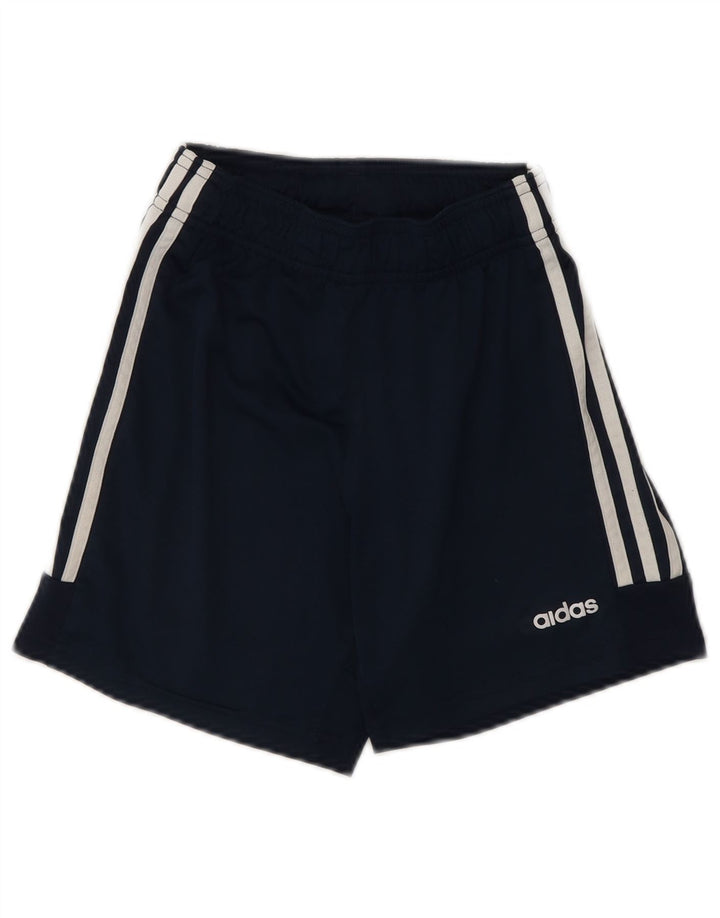 ADIDAS Sportshorts für Jungen, 9–10 Jahre, marineblaues Polyester