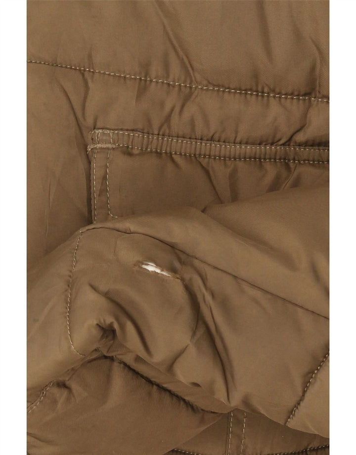 Lee Herren-Jacke mit Kapuze, gepolstert, UK 40, Größe L, braun, Polyester