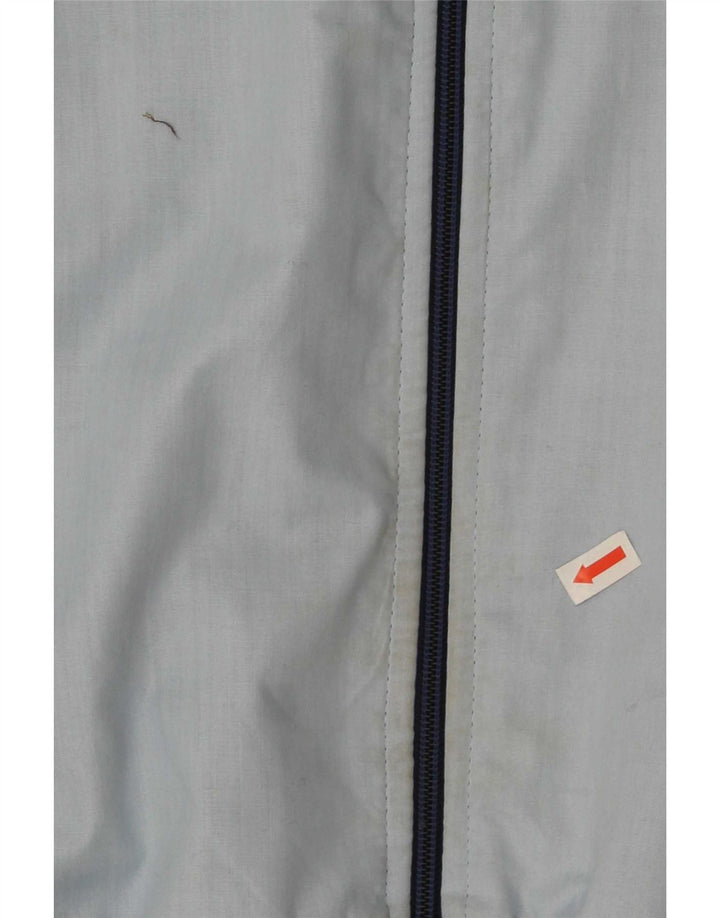 Vintage Herren Trainingsanzug Top Jacke IT 54 XL Marineblau Farbblock