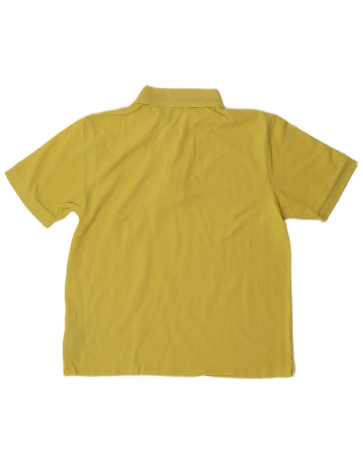 Kappa Herren Poloshirt Small Gelb Baumwolle