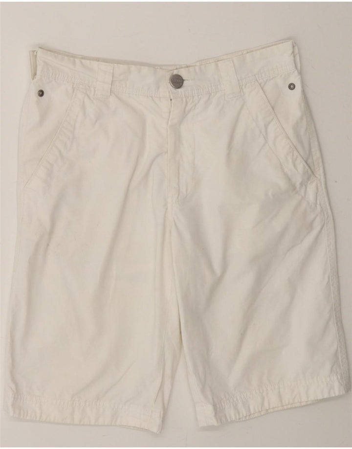 COLMAR Womens Chino Shorts IT 46 Large W32  White Cotton Vintage Colmar and Second-Hand Colmar from Messina Hembry 