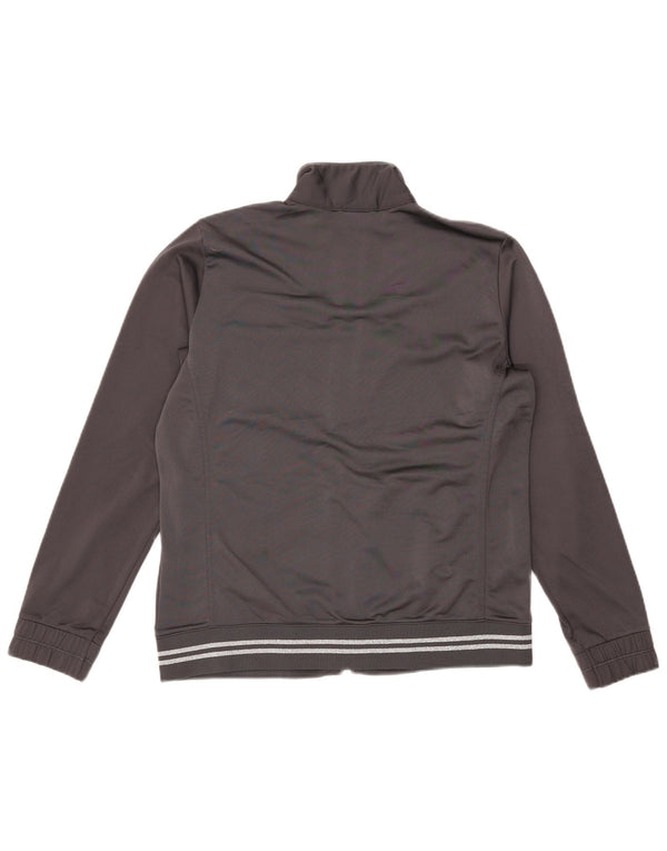 CHAMPION Damen-Trainingsanzug-Top-Jacke, UK 14, mittelgraues Polyester