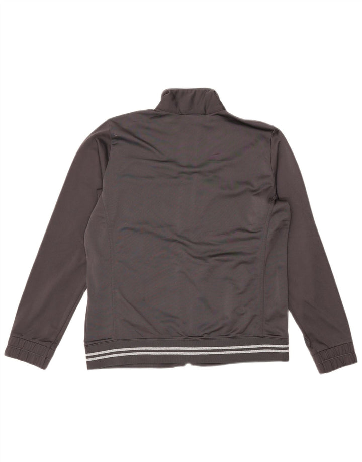 CHAMPION Damen-Trainingsanzug-Top-Jacke, UK 14, mittelgraues Polyester