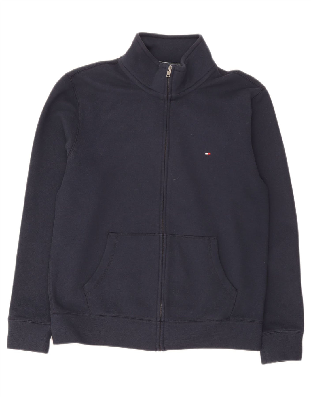 Tommy Hilfiger Herren-Trainingsanzug-Oberteil, Jacke, XL, Marineblau, Polyester