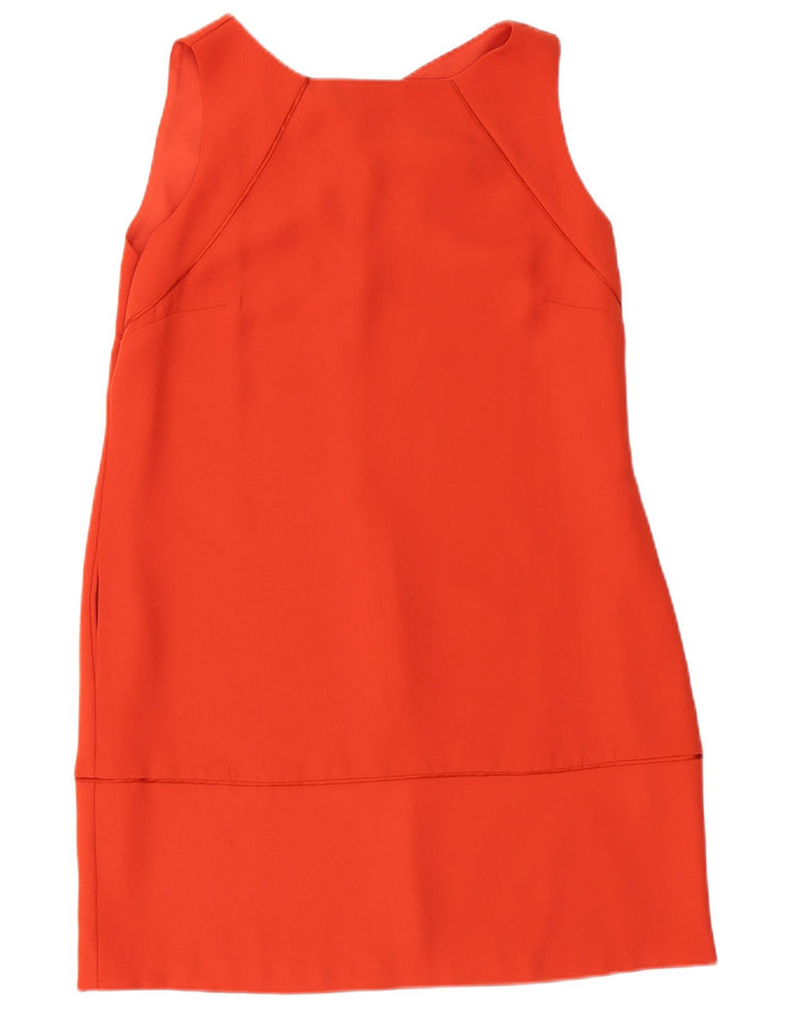 Coast Ärmelloses Damen-Etuikleid, Gr. 46, Größe L, Orange, Polyester