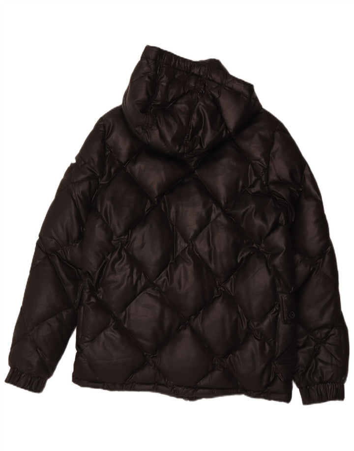 G-Star Herren-Jacke mit Kapuze, gepolstert, UK 38, Mittelschwarz, Polyester