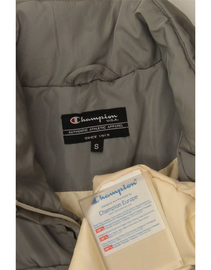 Champion Herren Bomberjacke UK 36 Small Grau Polyester