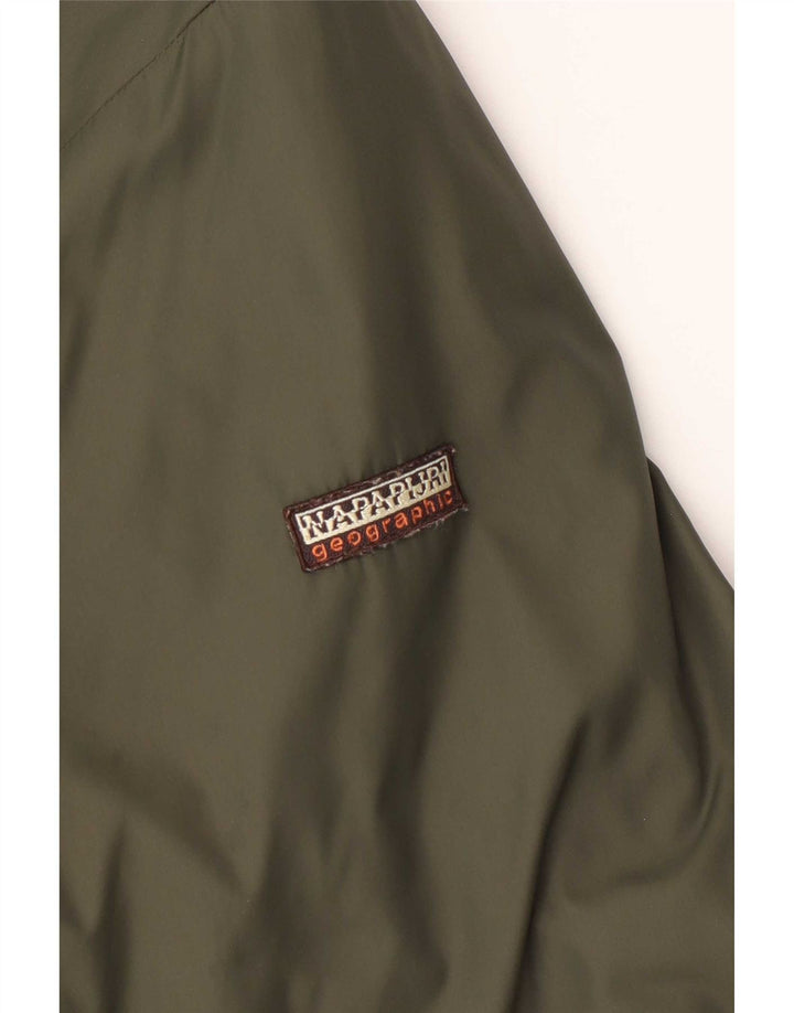 Napapijri Herren Geographic Wendejacke UK 40 Large Khaki