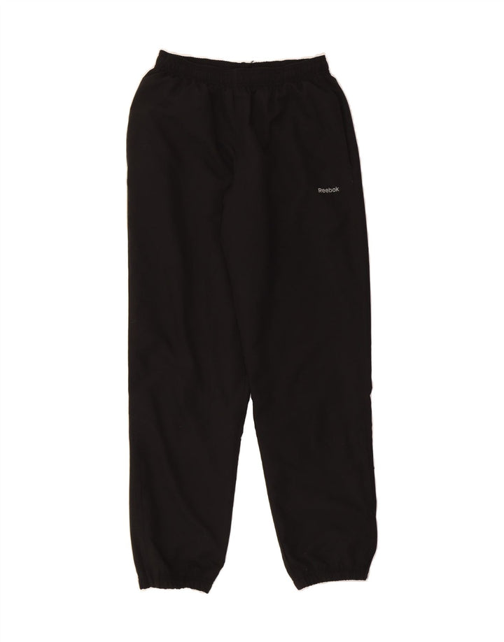 REEBOK Mens Tracksuit Trousers Joggers Small  Black Polyester Vintage Reebok and Second-Hand Reebok from Messina Hembry 