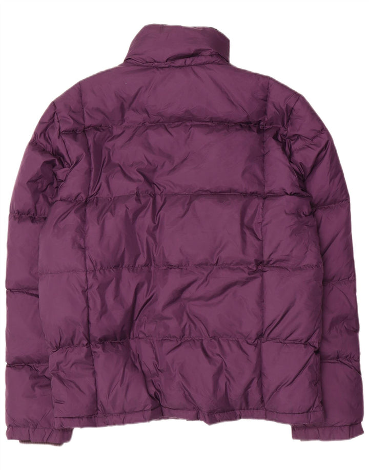 Kappa Herren Wattierte Jacke UK 38 Large Lila Nylon