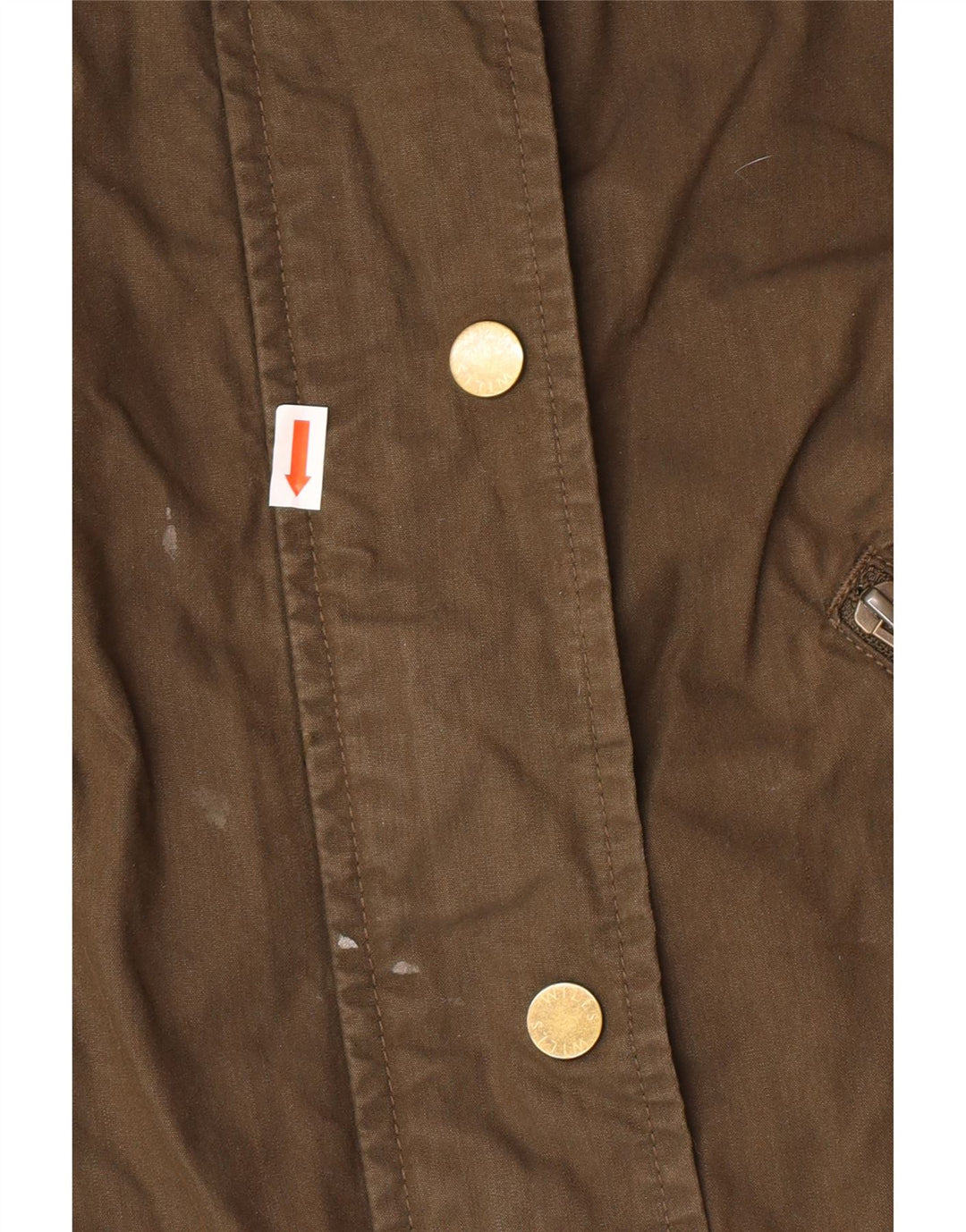 JACK WILLS Damen Utility Jacke UK 8 Small Khaki Baumwolle