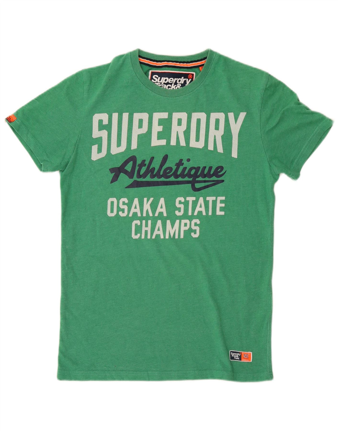 Superdry Herren-T-Shirt mit Grafik, Größe S, Grün, Baumwolle