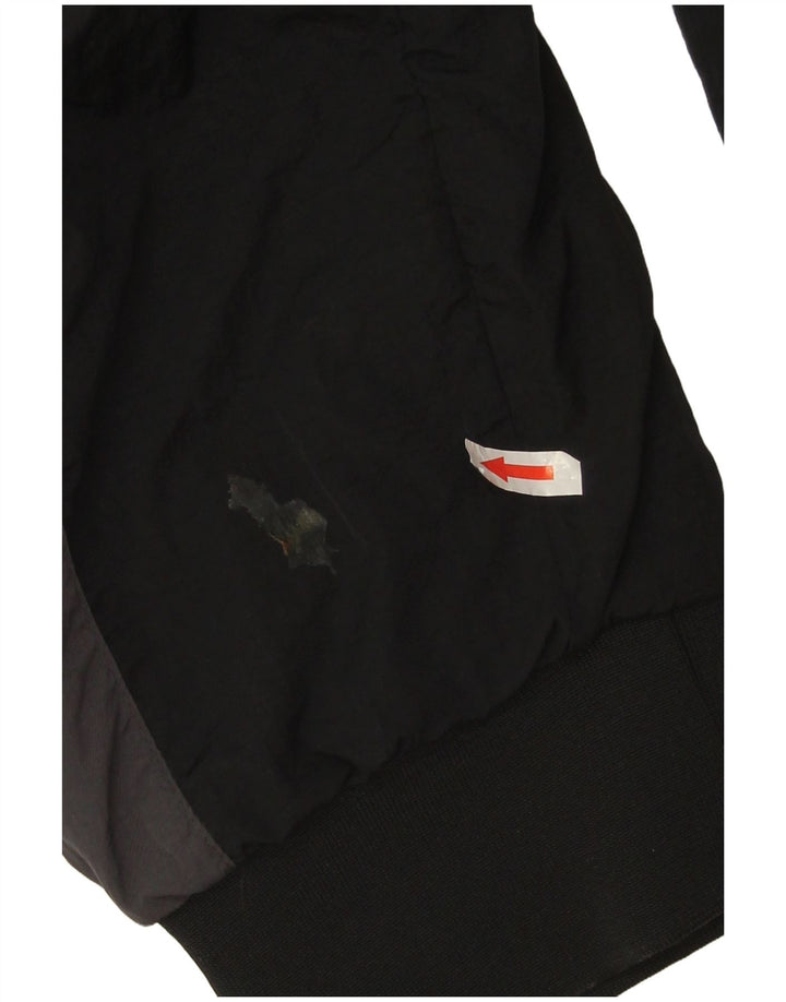 Nike Herren-Trainingshose, Jogginghose, 2XL, schwarzes Colourblock-Nylon