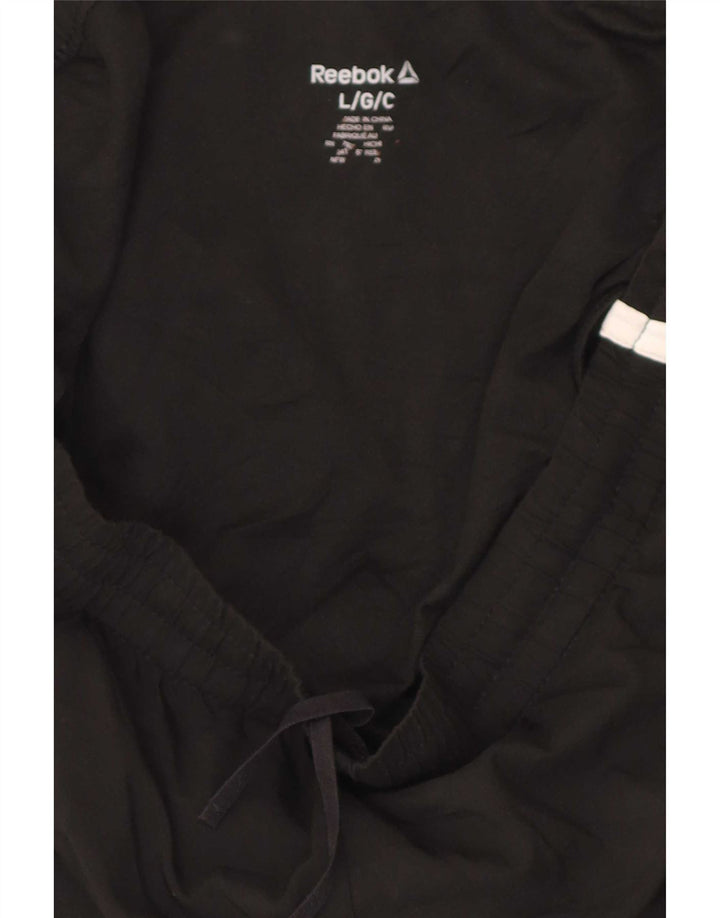 Reebok Damen Regular Sport Shorts Large Schwarz Colourblock