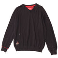 O'Neill Herren-Pullover mit V-Ausschnitt, groß, aus schwarzer Baumwolle