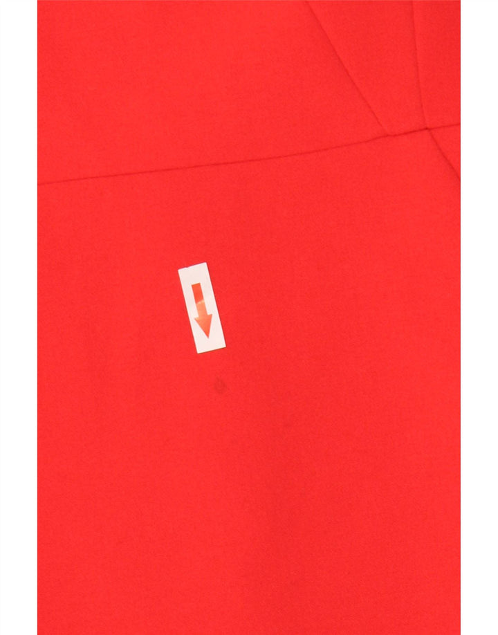 L.K. Bennett Damen Etuikleid UK 14 Mittelrotes Polyester