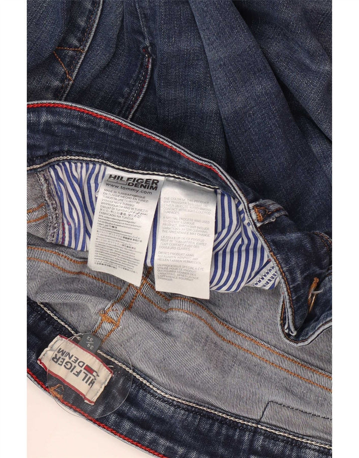 Tommy Hilfiger Damen Slim Jeans W34 L32 Blaue Baumwolle