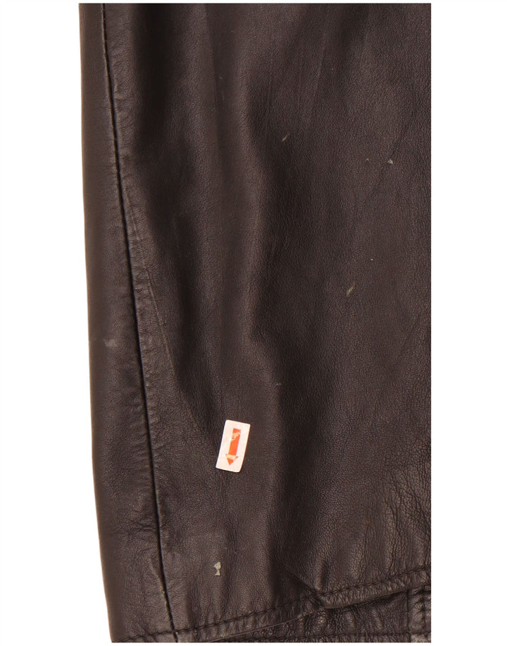 Gipsy Damen Ledermantel UK 12 Mittelbraun