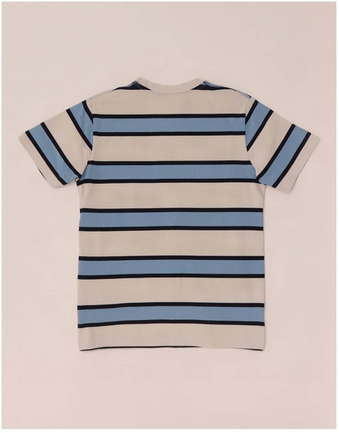 Ellesse Herren T-Shirt Top Small Weiß gestreift